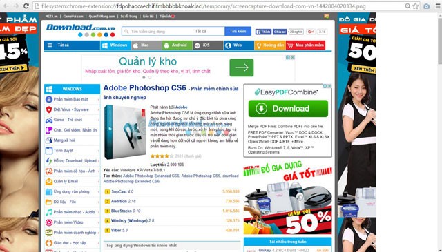 Ảnh kết quả từ Full Page Screen Capture