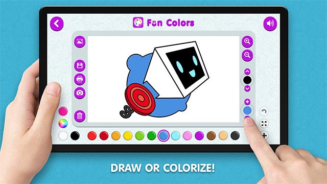 Fun Colors là game tô màu, vẽ tranh vui cho trẻ mẫu giáo