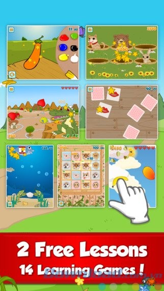 2 bài học và 14 trò chơi