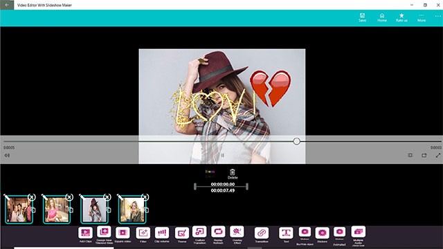 Chỉnh sửa video đa năng với app Movie Maker