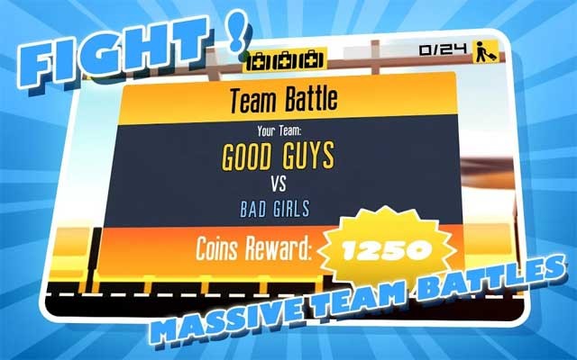 Chơi một mình hoặc tranh tài với bạn bè trong chế độ Team Battles