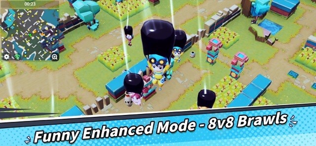 Game Funny Fighters: Battle Royale có chế độ nâng cao vui nhộn, cho bạn tham gia vào cuộc đụng độ 8v8