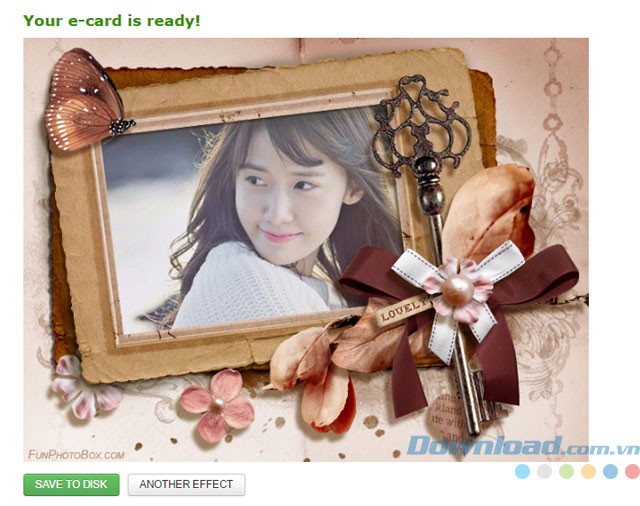 Làm thiệp với template