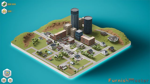 Mua bất động sản bất kỳ và sẵn sàng bước vào trải nghiệm thiết kế nội ngoại thất trong Furnish Master game