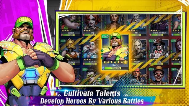 Thu thập anh hùng và phát triển họ thêm mạnh mẽ qua các cuộc chiến