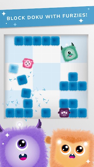 Chơi với các quái vật lông mềm dễ thương