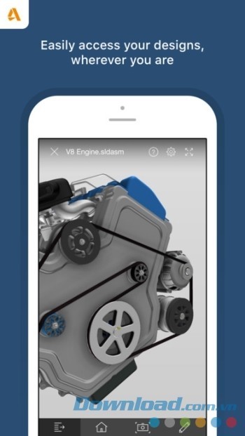 Đọc bản thiết kế CAD 2D hoặc 3D mọi lúc mọi nơi