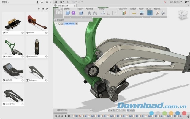 Fusion 360 cho Mac mang đến nhiều tính năng hữu ích cho các nhà thiết kế đồ họa
