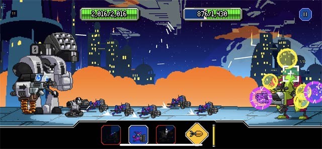 Bắn vào các vị trí trọng yếu