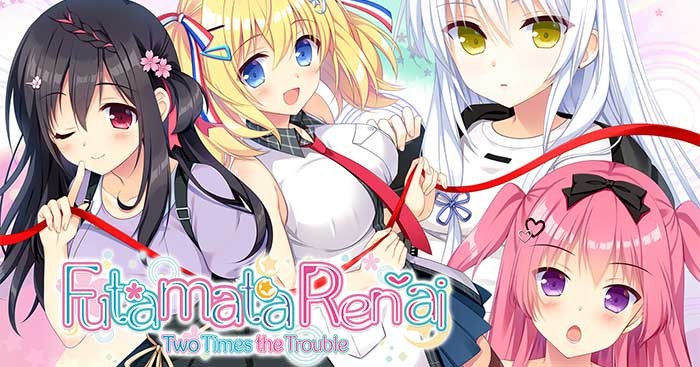 Futamata Ren'ai: Two Times the Trouble là game visual novel lãng mạn và hài hước