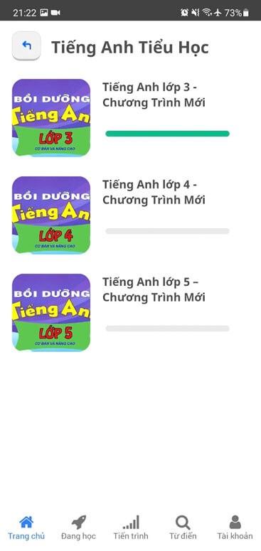 Tiếng Anh tiểu học trên Future Lang