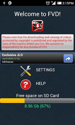 FVD - Free Video Downloader for Android