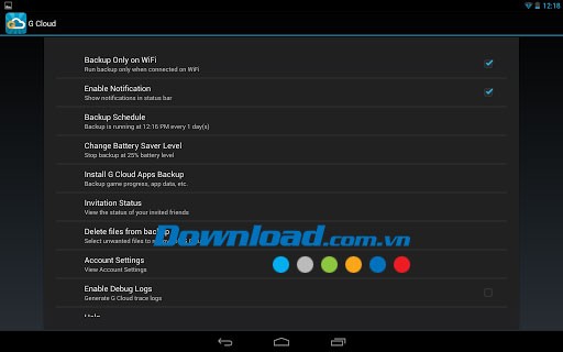 G Cloud Backup for Android