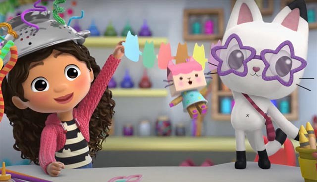 Tham gia vào chuyến phiêu lưu của Gabby và Pandy Paws trong thế giới nhà búp bê