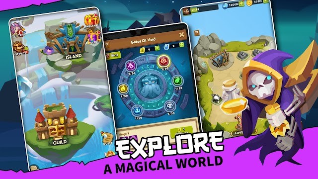 Khám phá thế giới huyền diệu thú vị trong game Gacha Heroes: Casual Idle RPG