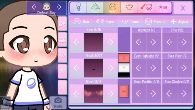 Tùy chỉnh nhân vật và tương tác tự do trong khi chơi Gacha Nox