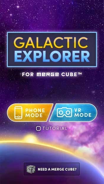 Galatic Explorer có 2 chế độ bao gồm Phone Mode và VR Mode