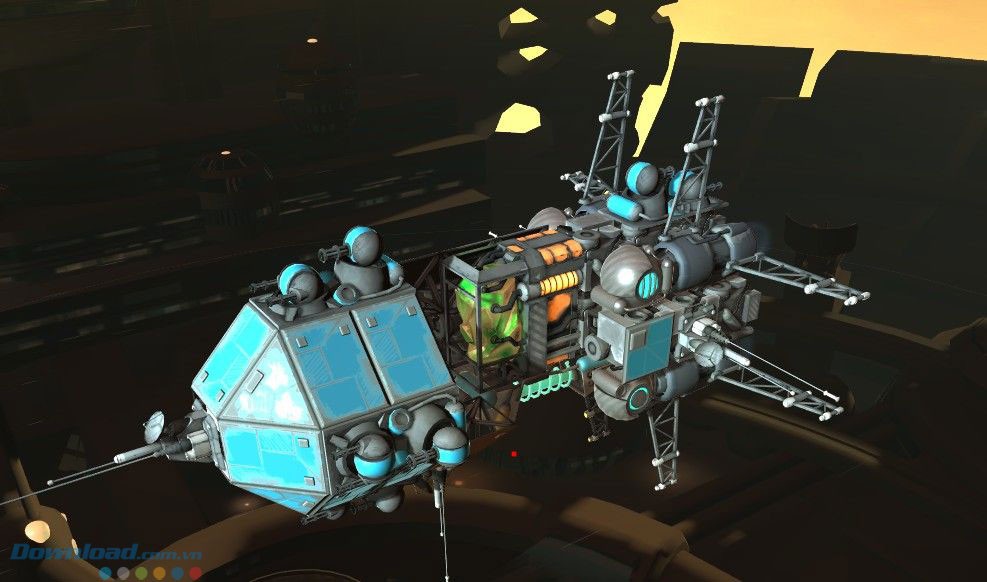 Hình ảnh 1 con tàu lõi hở