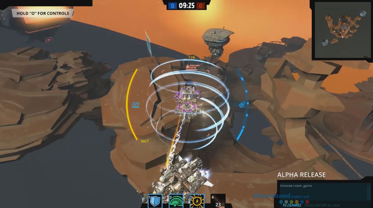 Hình ảnh gameplay trong Galactic Junk League