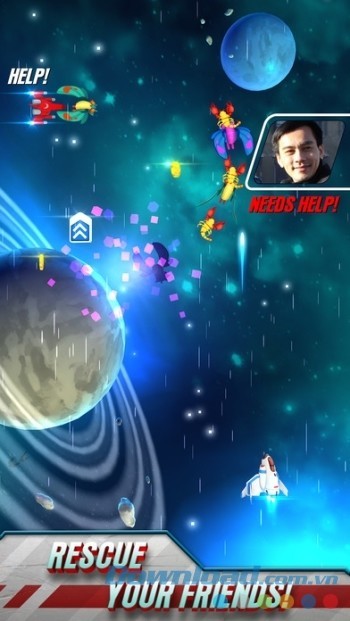 Galaga Wars là phiên bản Remake hoàn hảo của game Galaga cổ điển