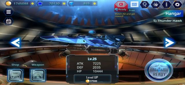 Lái phi thuyền của bạn đi chiến đấu trong game Galaxy Airforce War