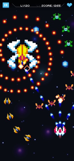 Bắn súng tiêu diệt kẻ thù không gian trong Galaxy Attack Space Shooter