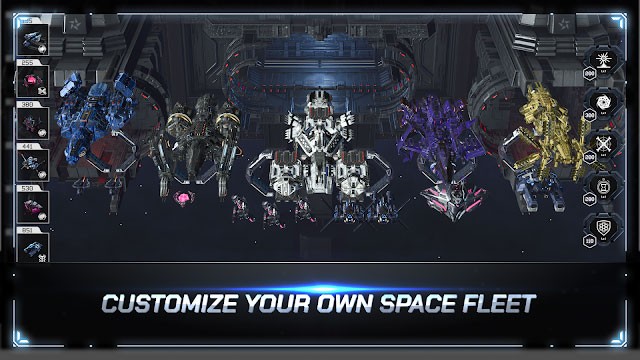 Tùy chỉnh phi đội không gian của bạn