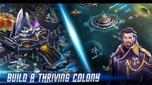 Xây dựng thuộc địa vũ trụ của riêng bạn trong Galaxy Commando cho Android