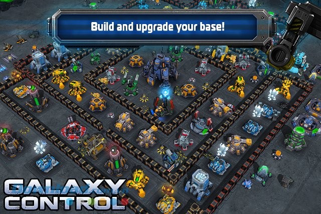 Xây dựng căn cứ trong game Galaxy Control