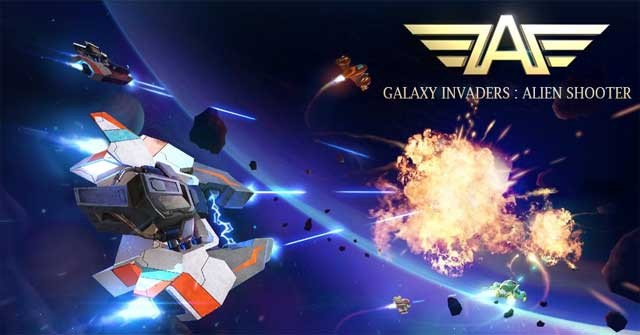 Chiến đấu chống lại thế lực ngoài hành tinh và bảo vệ trái đất trong Galaxy Invaders: Alien Shooter
