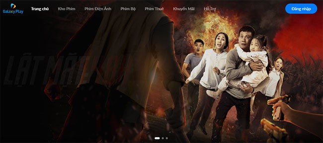 Giao diện dịch vụ Galaxy Play