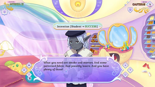 Giúp Công chúa Zorana học hỏi các nghi thức Hoàng tộc và kỹ năng để sẵn sàng giành ngôi báu