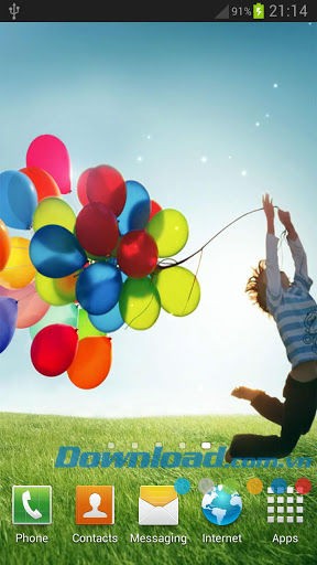 Galaxy S4 Live Wallpaper for Android