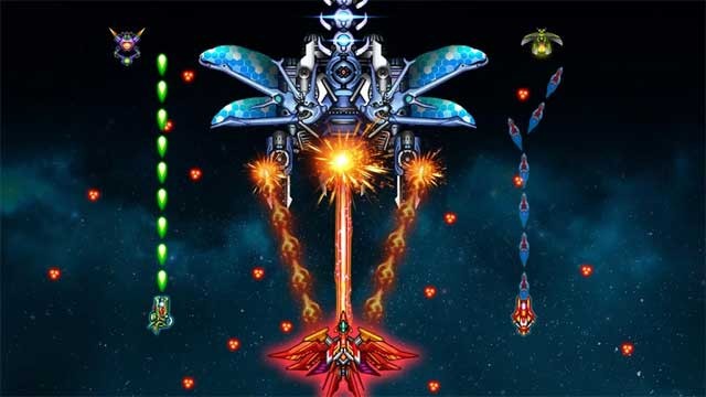 Galaxy Sky Shooting cho Android thu hút người chơi bởi lối chơi đơn giản và gây nghiện