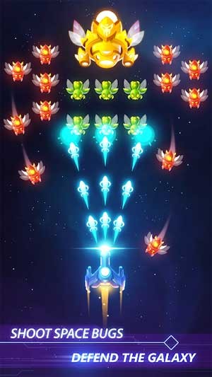 Bảo vệ thiên hà trong game Galaxy Space Invader
