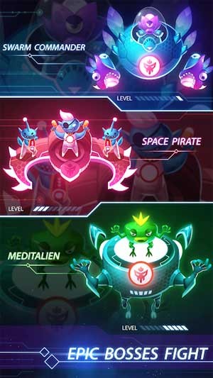 Đánh bại nhiều boss không gian khó nhằn