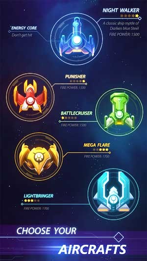 Chọn loại chiến xa bạn yêu thích trong Galaxy Space Invader