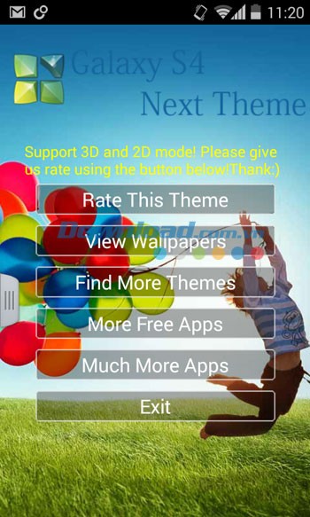 GalaxyS4 Next Launcher Theme
