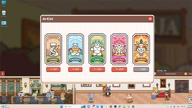 Khám phá và chiêu mộ họa sĩ thông qua hệ thống gacha