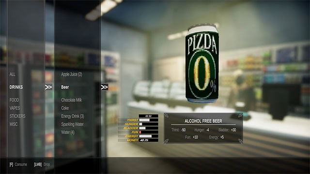 Nước tăng lực, xúc xích và nước ngọt có ga sẽ cùng bạn vượt qua cơn đói