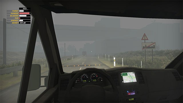 Lái xe trên mọi nẻo đường và giao hàng theo sự chỉ dẫn của GPS