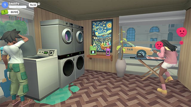 Kiểm soát các sự cố và xử lý tình huống phát sinh trong Laundry Simulator