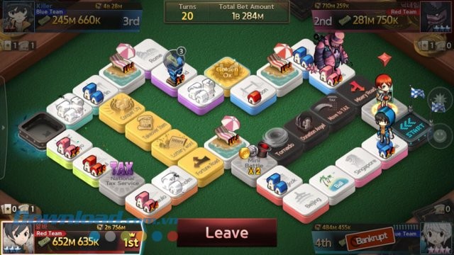 Tính năng chơi theo nhóm của Game of Dice