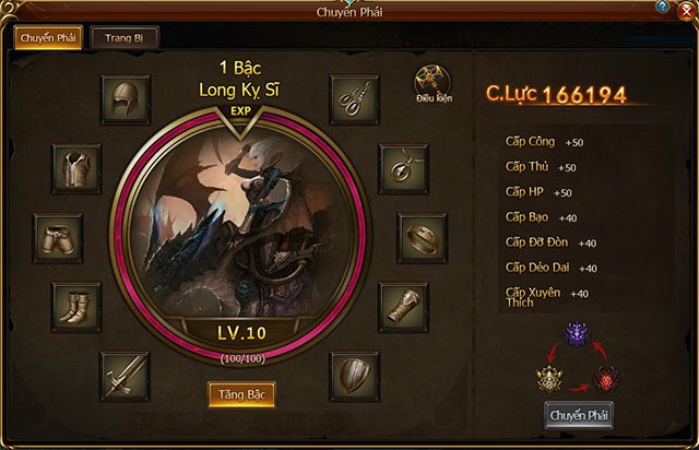 Hệ thống tăng bậc phái