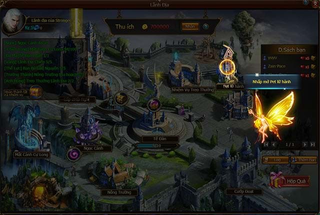 Hệ thống Pet Lữ Hành