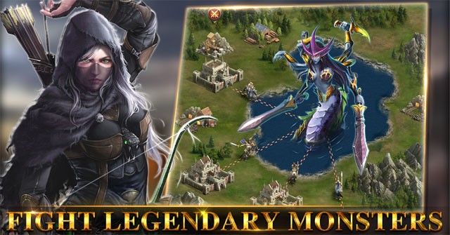 Chiến đấu với các quái vật huyền thoại đầy sức mạnh