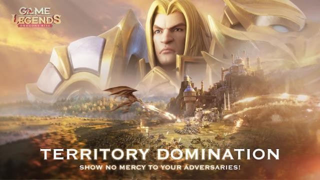 Thể hiện sức mạnh và thống trị lãnh thổ trong game Game of Legends: Dragons Rise