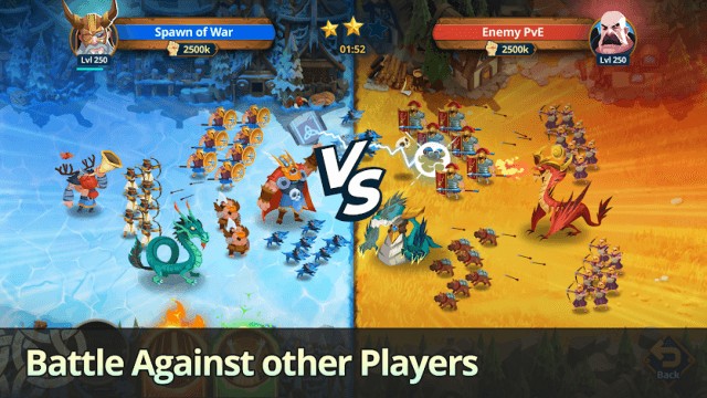 Chiến đấu cùng các đối thủ khác trong game Game of Nations