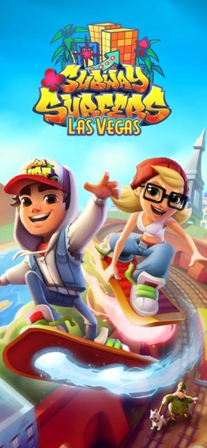 Chơi Subway Surfers và ghé thăm Las Vegas