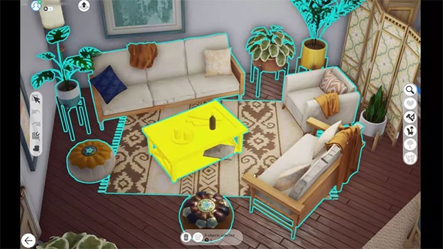 Bạn tự do bố trí mọi thứ trong ngôi nhà của mình